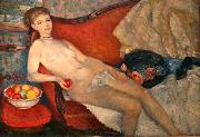 William Glackens Nude with Apple oil painting picture wholesale